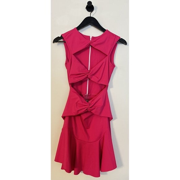 PORT DE BRAS Lauren Dress in Fuchsia Size Small - Picture 4 of 13